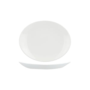 9934124 Churchill Orbit Oval Coupe Plate Globe Importers Adelaide Hospitality Supplies