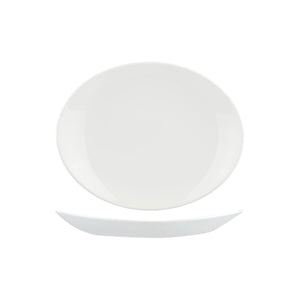 9934127 Churchill Orbit Oval Coupe Plate Globe Importers Adelaide Hospitality Supplies