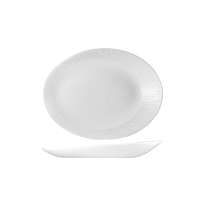 9946125 Churchill Bamboo Orb Oval Plate Globe Importers Adelaide Hospitality Supplies