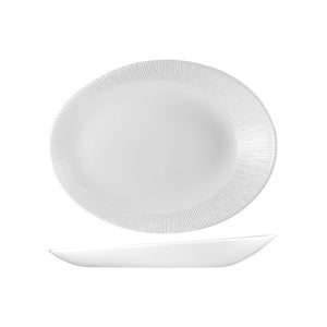 9946129 Churchill Bamboo Orb Oval Plate Globe Importers Adelaide Hospitality Supplies