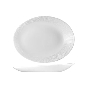 9946129 Churchill Bamboo Orb Oval Plate Globe Importers Adelaide Hospitality Supplies