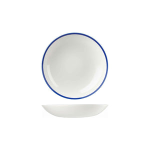 9955218 Churchill Retro Blue Round Coupe Bowl Globe Importers Adelaide Hospitality Supplies