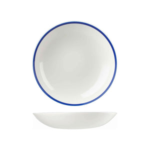 9955225 Churchill Retro Blue Round Coupe Bowl Globe Importers Adelaide Hospitality Supplies