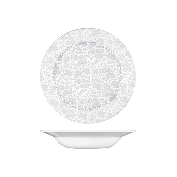 9972725 Churchill Vintage Prints Victorian Lace White Soup / Pasta Bowl Wide Rim Globe Importers Adelaide Hospitality Supplies