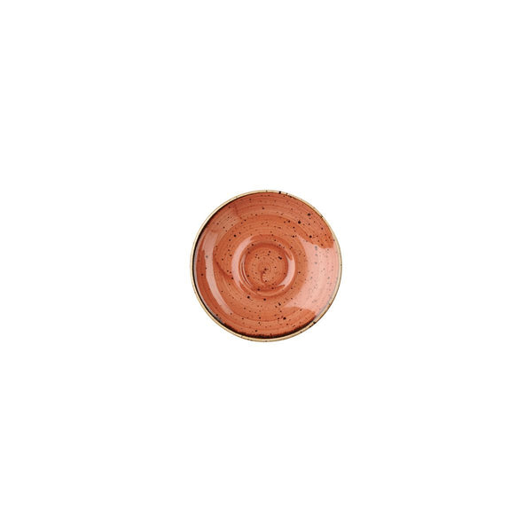 9975023-O Stonecast Spiced Orange Espresso Saucer Globe Importers Adelaide Hospitality Supplies