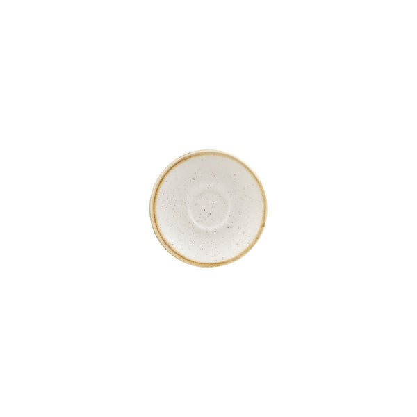 9975023-W Stonecast Barley White Espresso Saucer Globe Importers Adelaide Hospitality Supplies