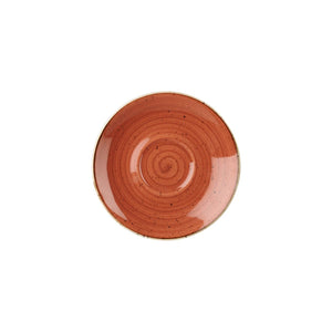 9975028-O Stonecast Spiced Orange Cappuccino Saucer Globe Importers Adelaide Hospitality Supplies