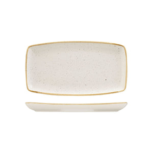 9975529-W Stonecast Barley White Oblong Plate Globe Importers Adelaide Hospitality Supplies