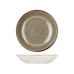 9975625-P Churchill Stonecast Peppercorn Grey Round Coupe Bowl Globe Importers Adelaide Hospitality Supplies