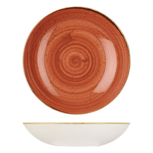 9975631-O Stonecast Spiced Orange Round Coupe Bowl Globe Importers Adelaide Hospitality Supplies