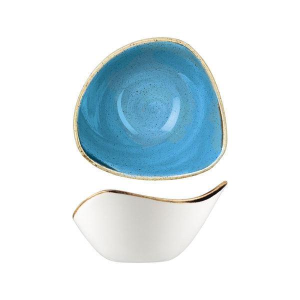 9975715-B Stonecast Cornflower Triangular Bowl Globe Importers Adelaide Hospitality Supplies