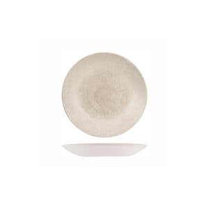 RAKU AGATE GREY ROUND DEEP COUPE PLATE