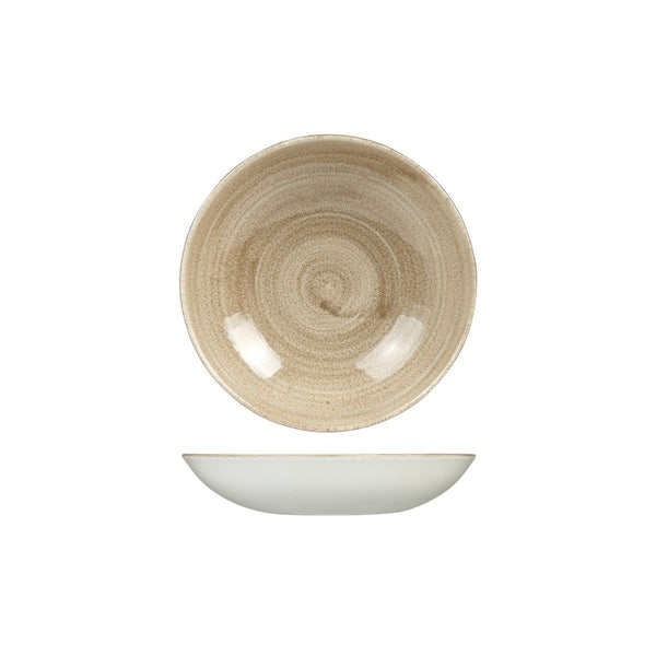 PATINA TAUPE ROUND COUPE BOWL
