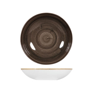 PATINA IRON BLACK ROUND COUPE BOWL