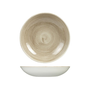 PATINA TAUPE ROUND COUPE BOWL