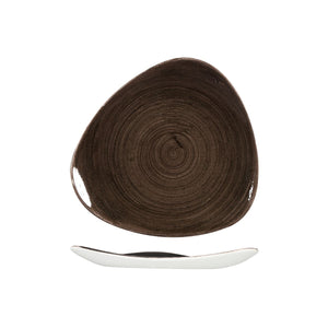PATINA IRON BLACK TRIANGULAR PLATE