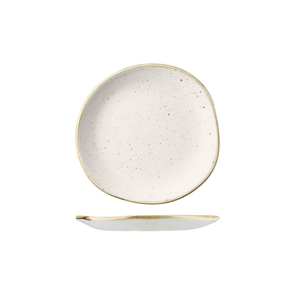 9979118-W Stonecast Barley White Round Organic Plate Globe Importers Adelaide Hospitality Supplies