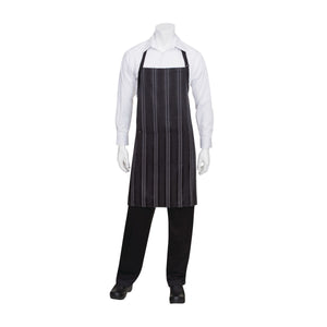 AB024-BGY Chef Works Presidio Bib Apron Globe Importers Adelaide Hospitality Supplies