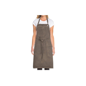 ABAQ054-EAB Chef Works Dorset Bib Apron Globe Importers Adelaide Hospitality Supplies