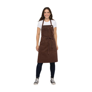 ABAQ054-RUS Chef Works Dorset Bib Apron Globe Importers Adelaide Hospitality Supplies