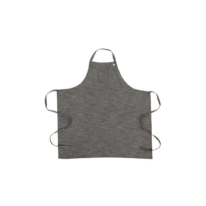 Chef Works Corvallis Chefs Bib Apron Black Steel Grey - 1020x990mm