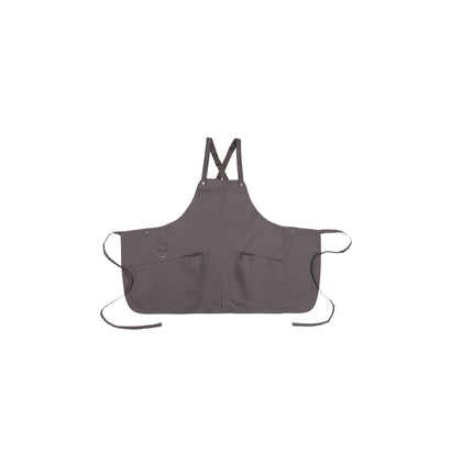 Chef Works Largo Short Bib Apron Mushroom - 640x960mm