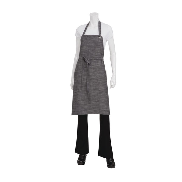 ABXX052-BSL Chef Works Corvallis Bib Apron Globe Importers Adelaide Hospitality Supplies
