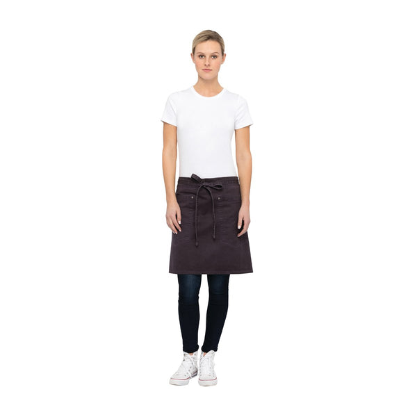 AHWAQ014-EGG Chef Works Dorset Half Bistro Apron Globe Importers Adelaide Hospitality Supplies