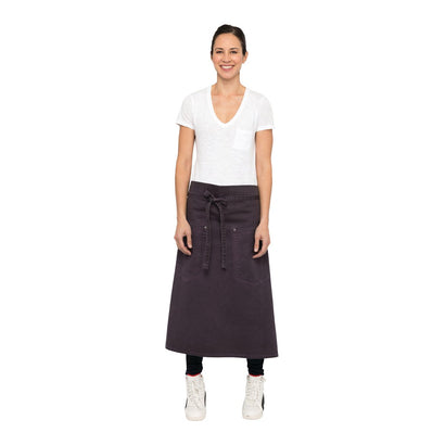 Chef Works Dorset Bistro Apron Eggplant - 790x790mm