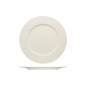 B69-0022 Bauscher Purity Round Plate Flat Wide Rim Globe Importers Adelaide Hospitality Supplies