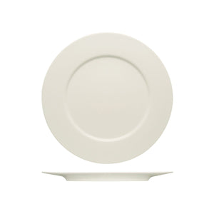 B69-0024 Bauscher Purity Round Plate Flat Wide Rim Globe Importers Adelaide Hospitality Supplies
