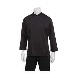 BCLZ008-BLK-5XL Chef Works Hartford Chef Jacket Men Globe Importers Adelaide Hospitality Supplies