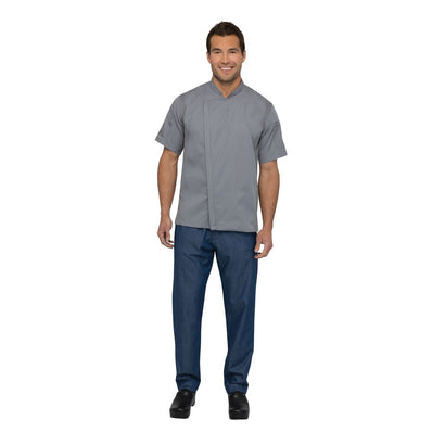 Chef Works Springfield Chef Jacket Men Grey - XS