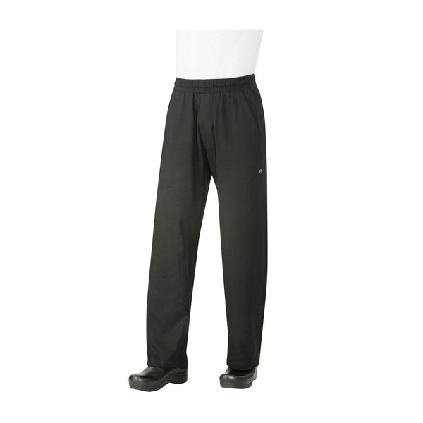BSOL-BLK-4XL Chef Works Better Built Baggy Chef Pants Globe Importers Adelaide Hospitality Supplies
