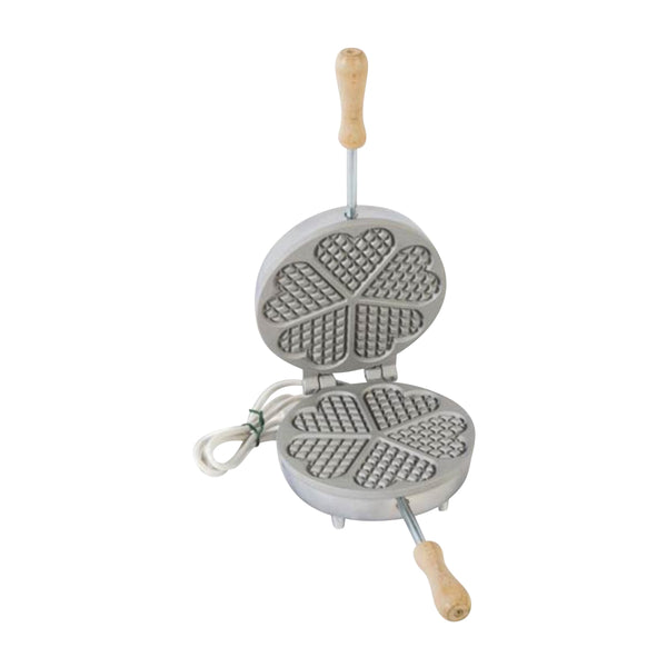 CBE8050300 Electric Rectangular Cookie Maker 5 Waffle Hearts Globe Importers Adelaide Hospitality Supplies
