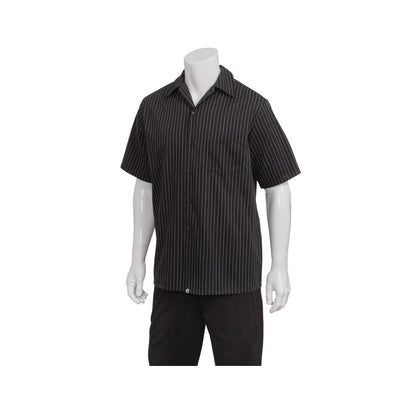 Chef Works Cook Shirt Men Charcoal Dash - XS