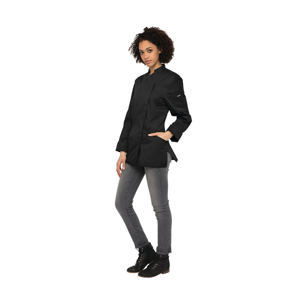 CES03W-BLK-2XL Chef Works Marrakesh V-Series Chef Jacket Globe Importers Adelaide Hospitality Supplies