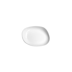CKP-11002 Cookplay Yayoi White Glazed Side Plate 140x110x30mm Globe Importers Adelaide Hospitality Supplies