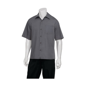 CSMV-GRY-4XL Universal Shirt Men Grey Globe Importers Adelaide Hospitality Supplies