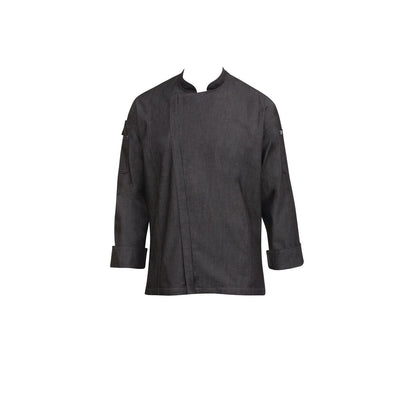 Chef Works Gramercy Denim Chef Jacket Men Black - XS