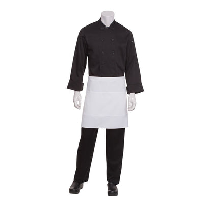 Chef Works Half Bistro Apron White - 480x700mm