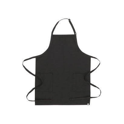Chef Works Bib Apron Two Patch Pocket  Black - 770x610mm
