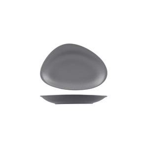 NFBC270-GY Australian Fine China Beachcomber Neofusion Stone Oval Plate Globe Importers Adelaide Hospitality Supplies