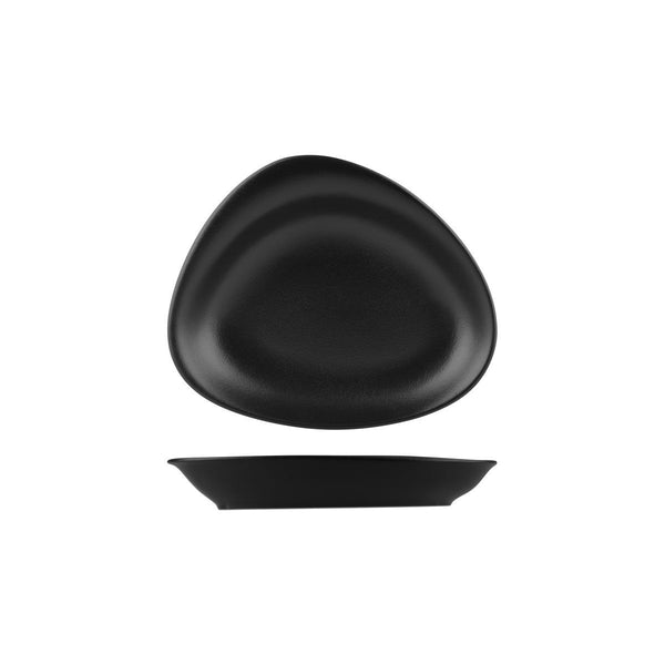 NFBC290-BK Australian Fine China Beachcomber Neofusion Volcano Deep Oval Plate Globe Importers Adelaide Hospitality Supplies