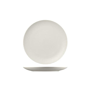 NFNNPR27WH RAK Neo Fusion Sand Round Coupe Plate Globe Importers Adelaide Hospitality Supplies