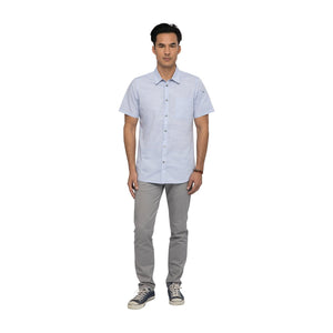 SHC01-BLU-3XL Havana Shirt Men Blue Globe Importers Adelaide Hospitality Supplies