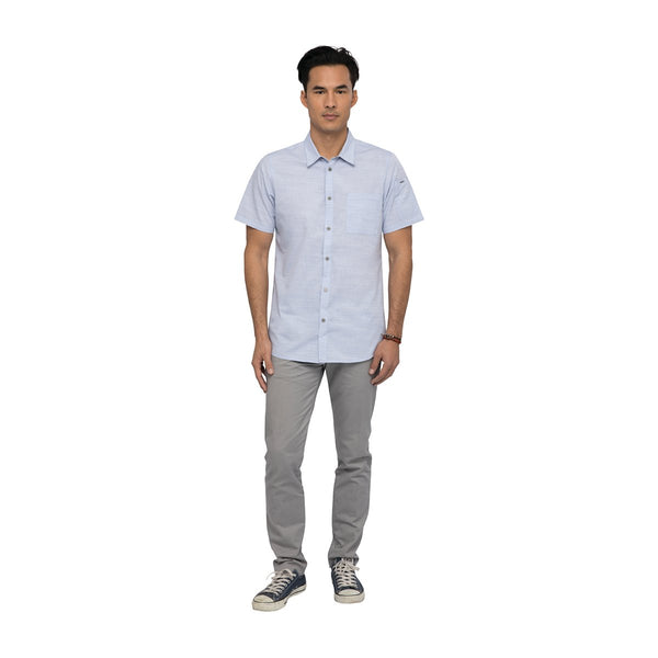 SHC01-BLU-3XL Havana Shirt Men Blue Globe Importers Adelaide Hospitality Supplies
