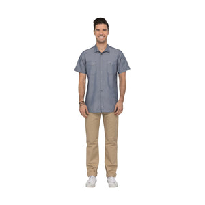 SHC04-SLA-3XL Jaxon Mens Shirt Men Slate Globe Importers Adelaide Hospitality Supplies