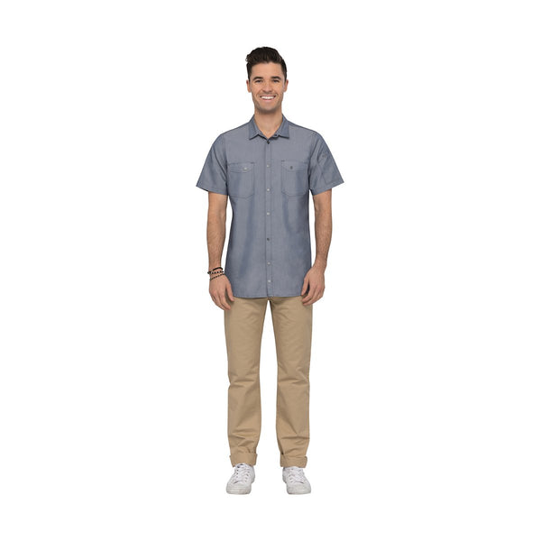 SHC04-SLA-3XL Jaxon Mens Shirt Men Slate Globe Importers Adelaide Hospitality Supplies