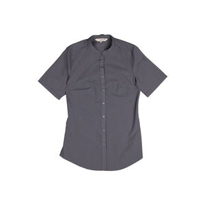 SHC08W-CHR-3XL Seersucker Shirt Women Charcoal Globe Importers Adelaide Hospitality Supplies